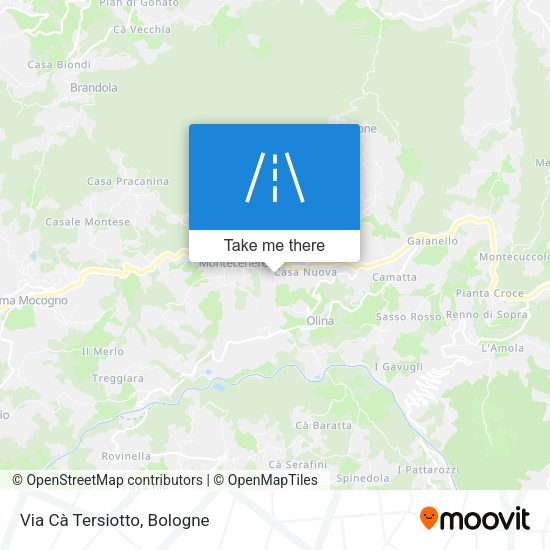 Via Cà Tersiotto map