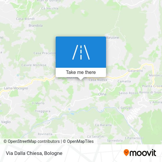 Via Dalla Chiesa map