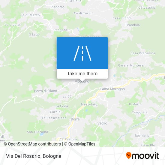 Via Del Rosario map