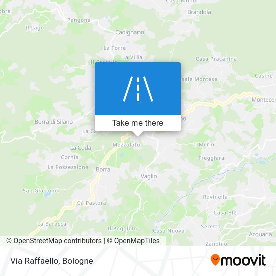 Via Raffaello map