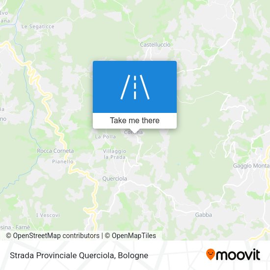 Strada Provinciale Querciola map