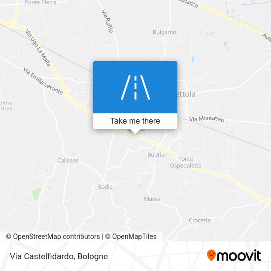 Via Castelfidardo map