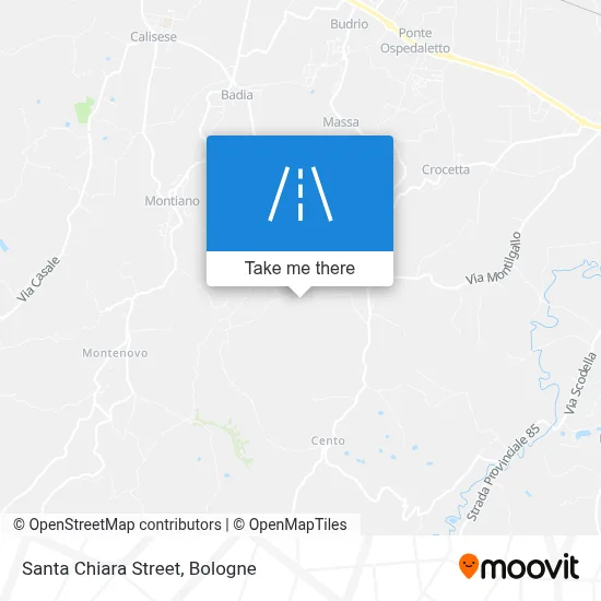 Santa Chiara Street map