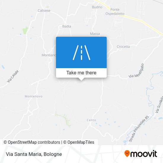 Via Santa Maria map