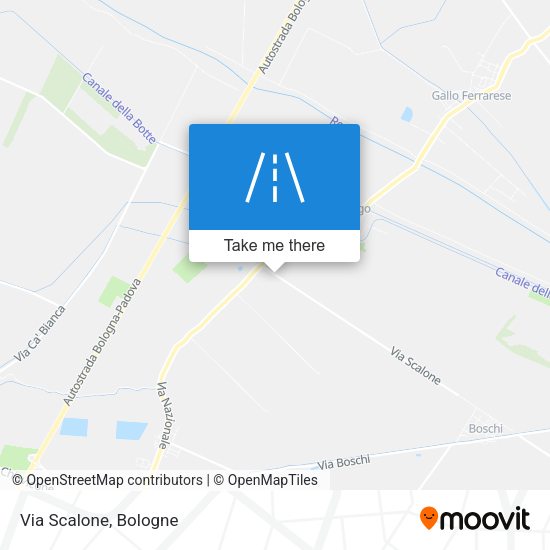 Via Scalone map