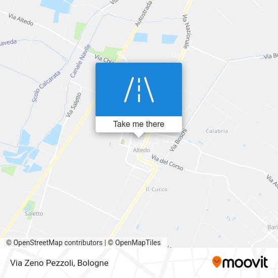 Via Zeno Pezzoli map