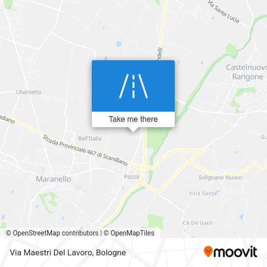 Via Maestri Del Lavoro map