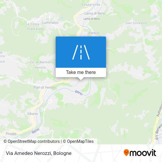 Via Amedeo Nerozzi map