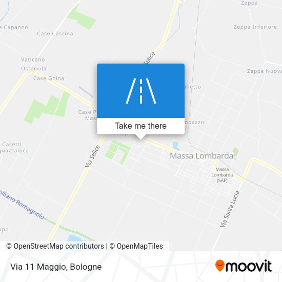 Via 11 Maggio map