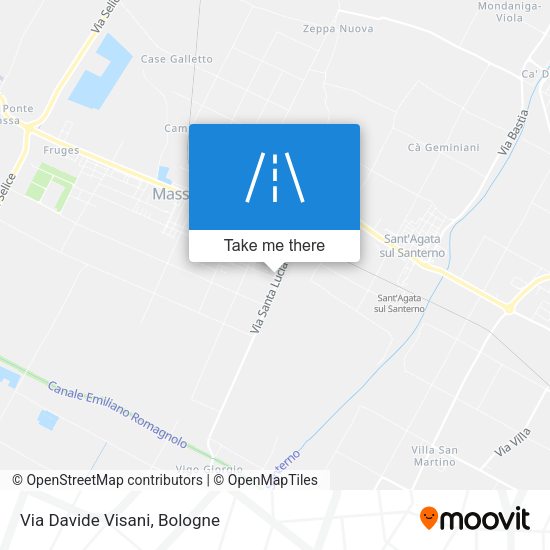Via Davide Visani map