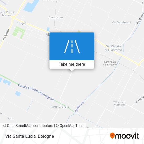 Via Santa Lucia map