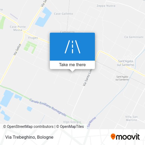 Via Trebeghino map
