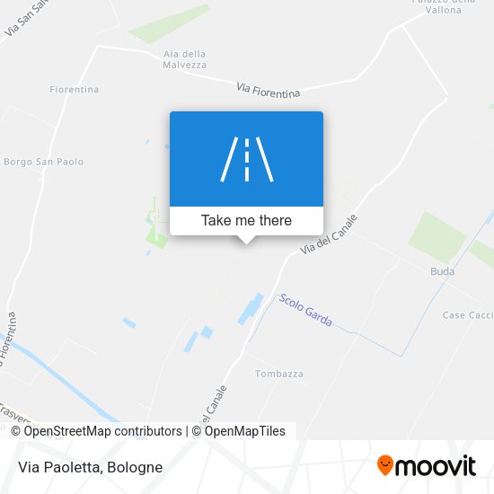 Via Paoletta map