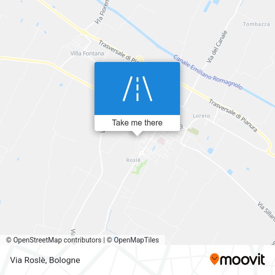 Via Roslè map