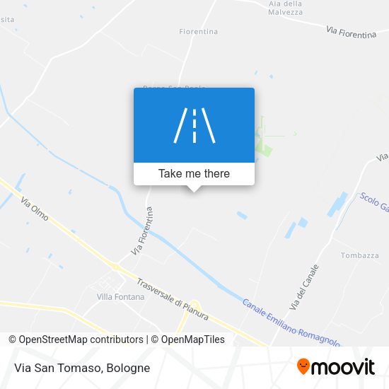 Via San Tomaso map