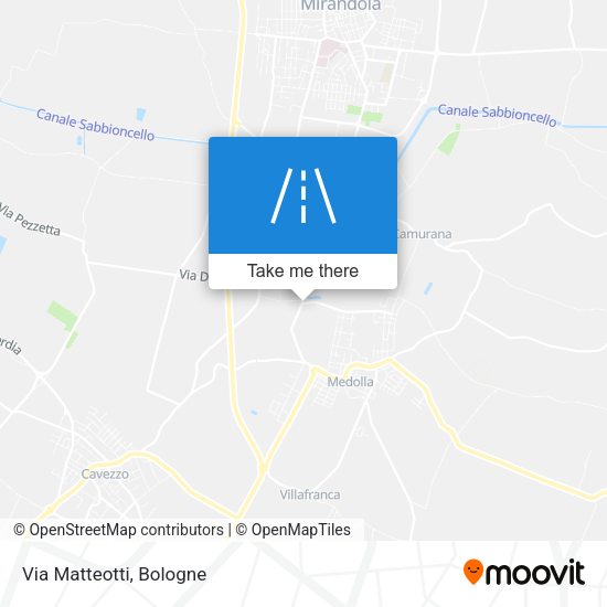 Via Matteotti map