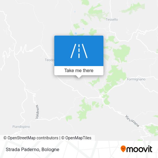 Strada Paderno map