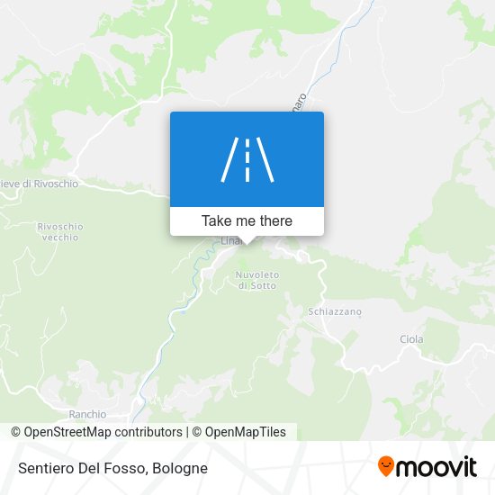 Sentiero Del Fosso map