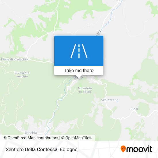 Sentiero Della Contessa map
