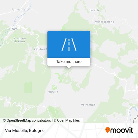 Via Musella map
