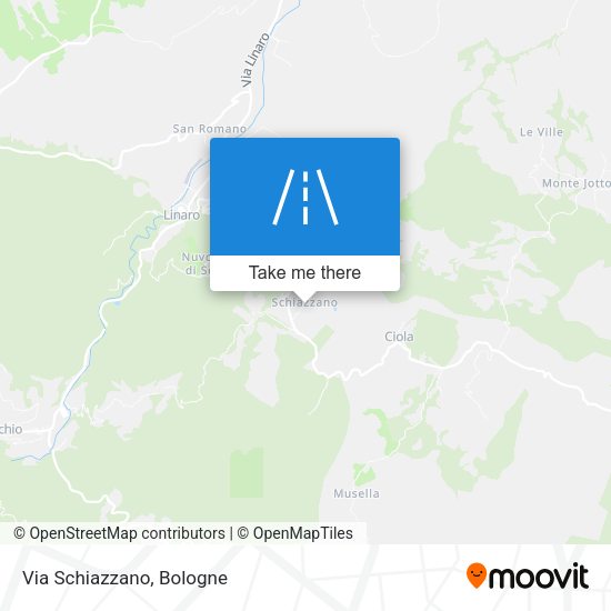 Via Schiazzano map