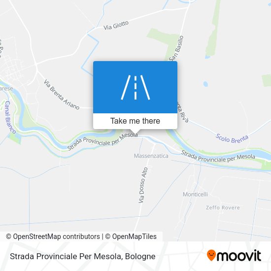 Strada Provinciale Per Mesola map