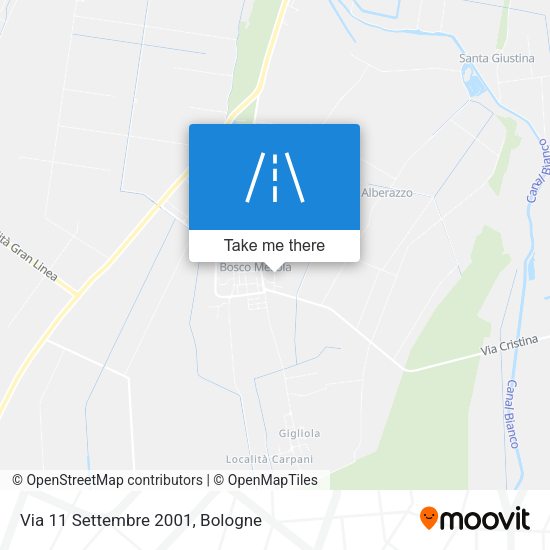 Via 11 Settembre 2001 map