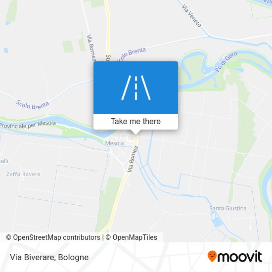 Via Biverare map