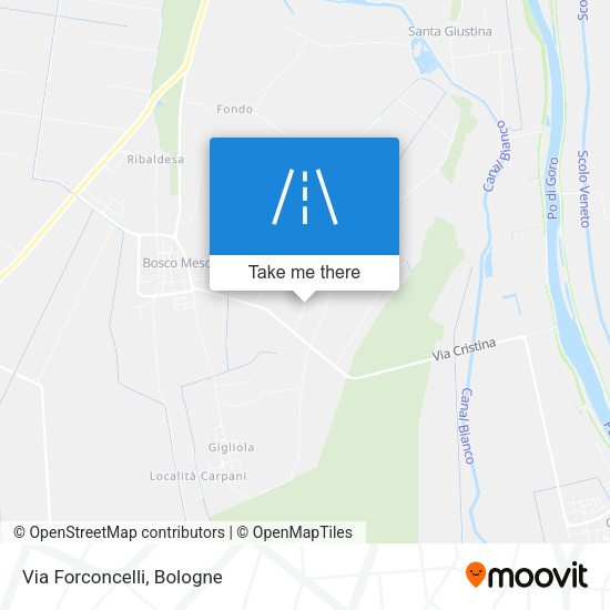 Via Forconcelli map