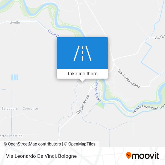 Via Leonardo Da Vinci map