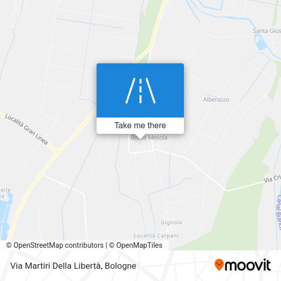 Via Martiri Della Libertà map