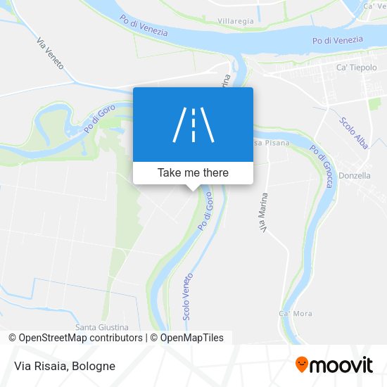 Via Risaia map