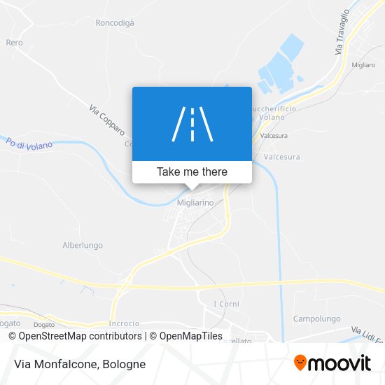 Via Monfalcone map