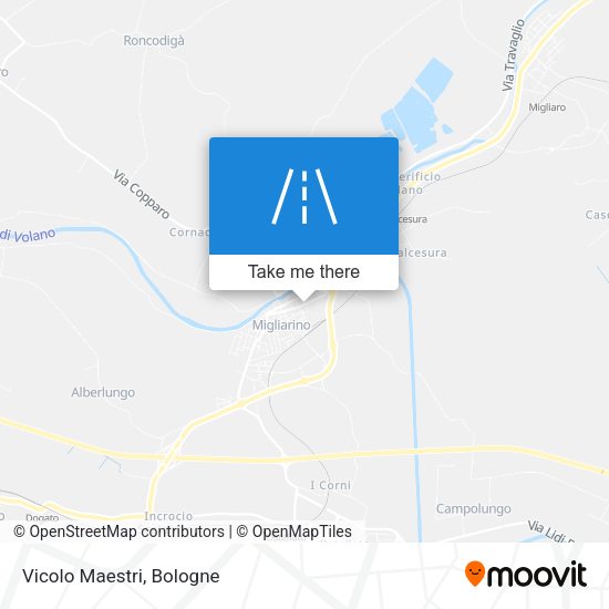 Vicolo Maestri map