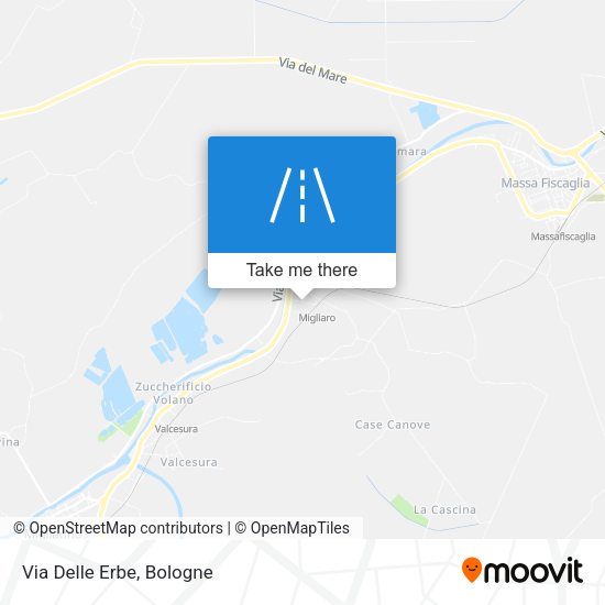 Via Delle Erbe map