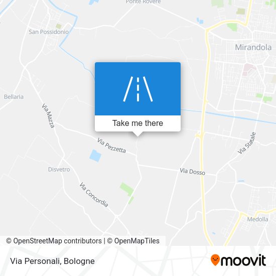 Via Personali map