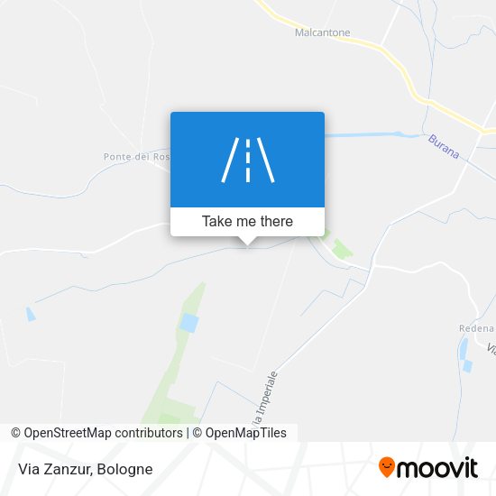 Via Zanzur map