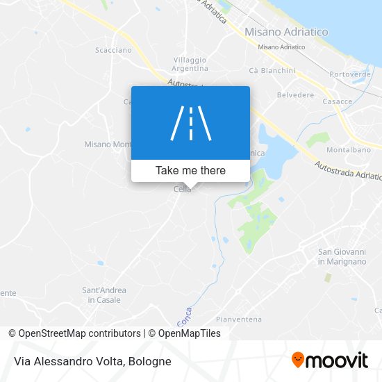 Via Alessandro Volta map