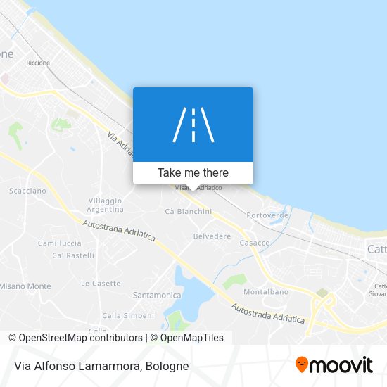 Via Alfonso Lamarmora map