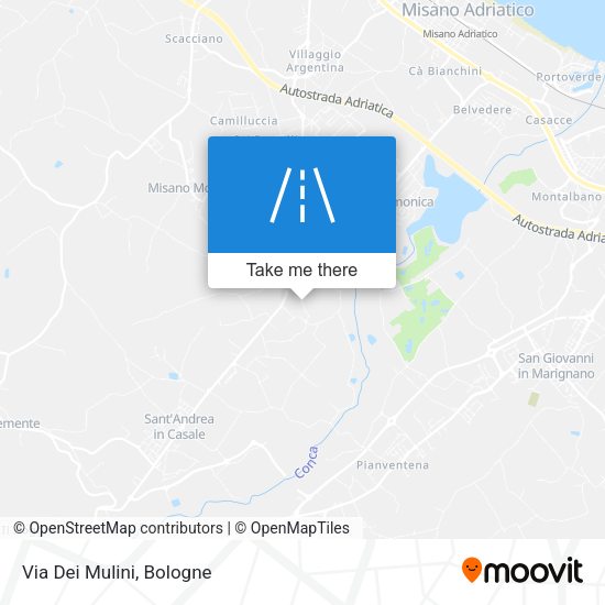 Via Dei Mulini map