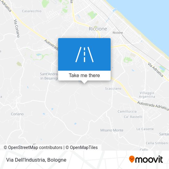 Via Dell'Industria map