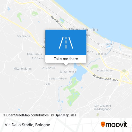 Via Dello Stadio map