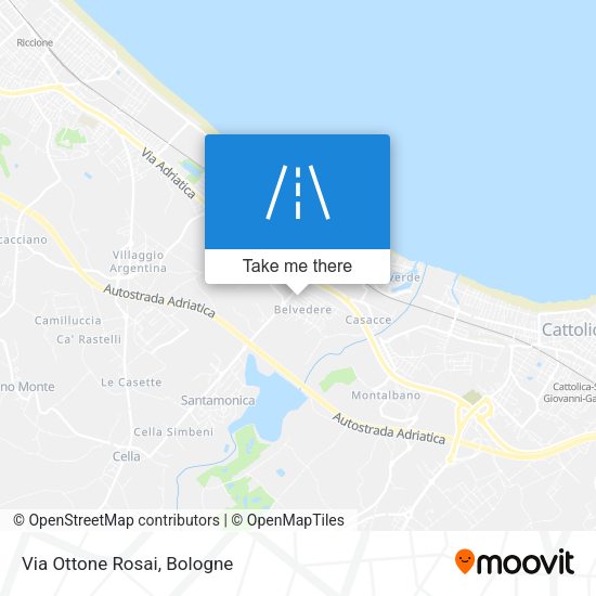 Via Ottone Rosai map