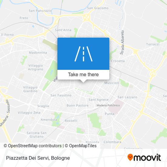 Piazzetta Dei Servi map