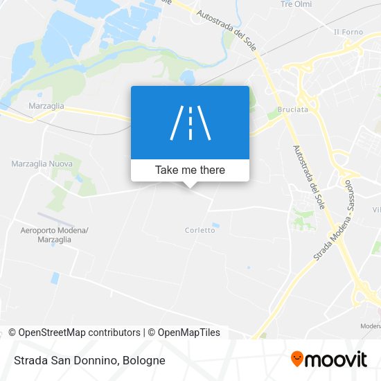 Strada San Donnino map