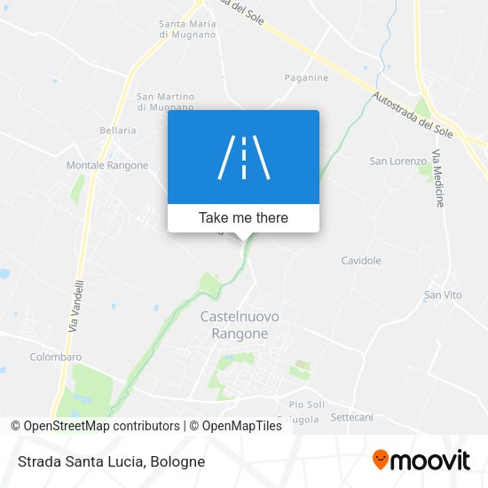 Strada Santa Lucia map