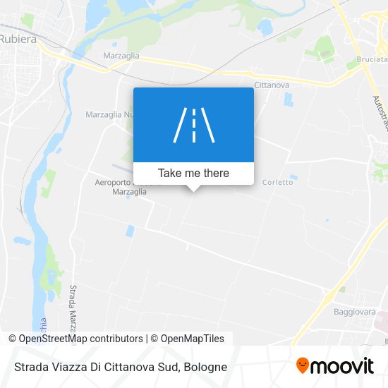 Strada Viazza Di Cittanova Sud map