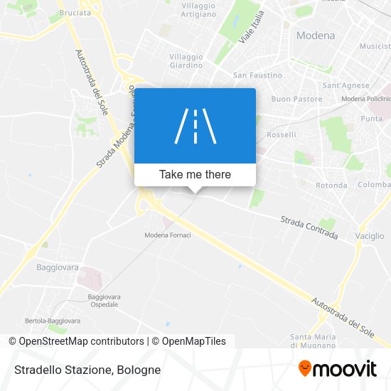 Stradello Stazione map