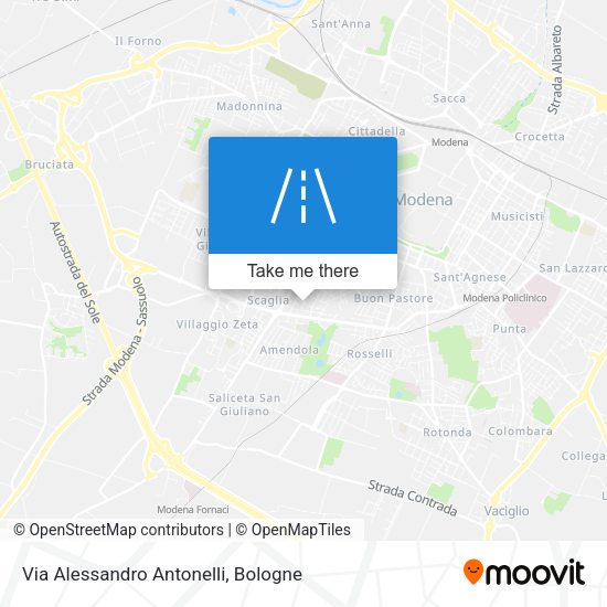 Via Alessandro Antonelli map