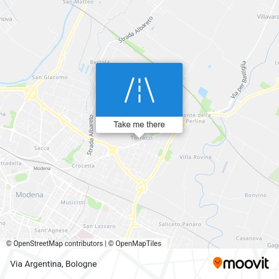 Via Argentina map